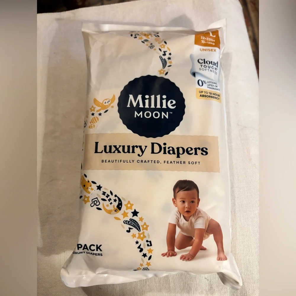 Millie Moon Luxury Diapers L